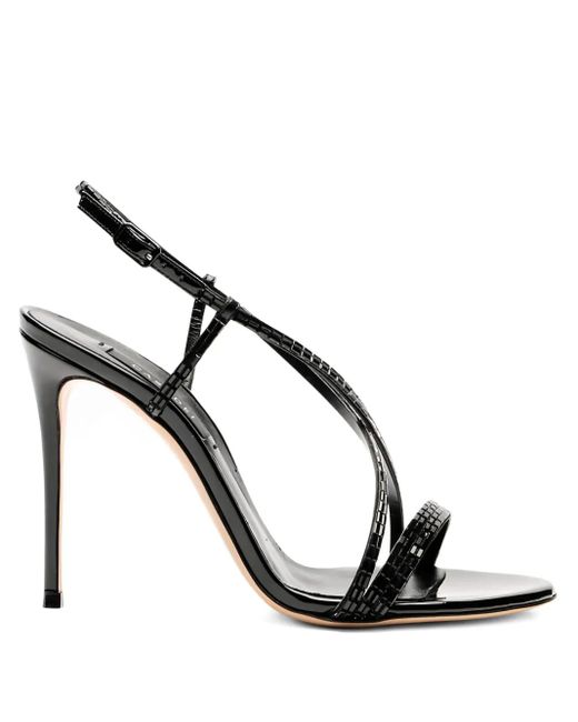 Casadei Starsway Julia 100mm サンダル Metallic