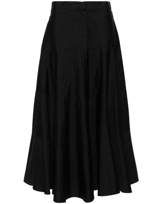 Teramo maxi tiered skirt Max Mara de color Black