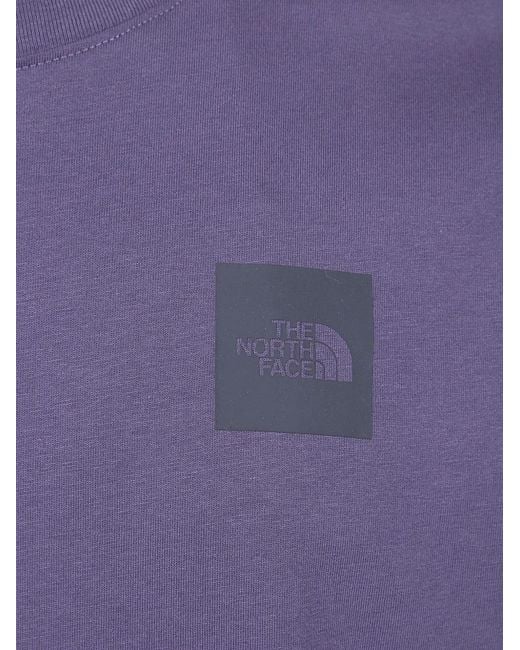 The North Face Purple Evolution Box Half Dome" Regular Short