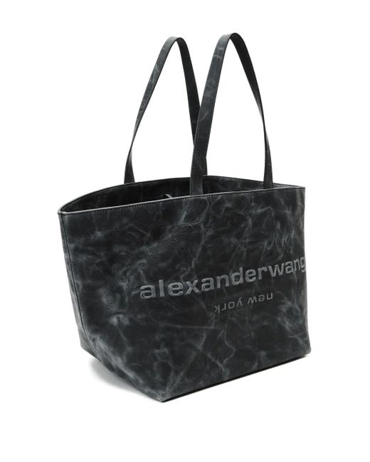 Alexander Wang Black Tote Bag With Embossed Punch Logo