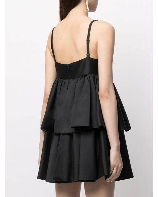 Macgraw Gelaagde Mini-Jurk in het Black