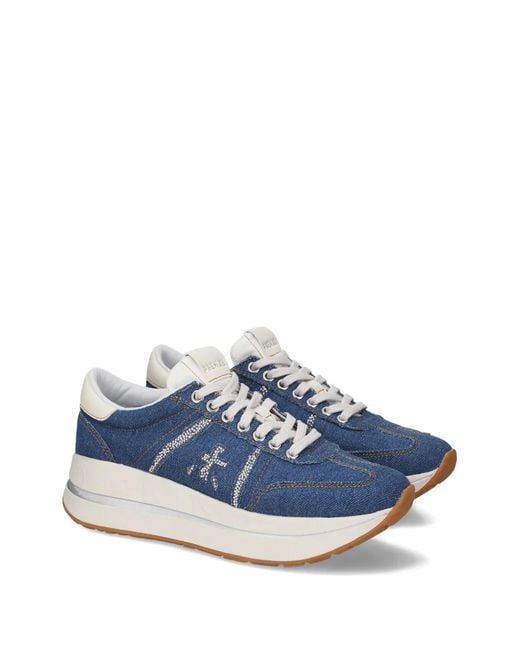 Premiata Blue Bethcoin Sneakers