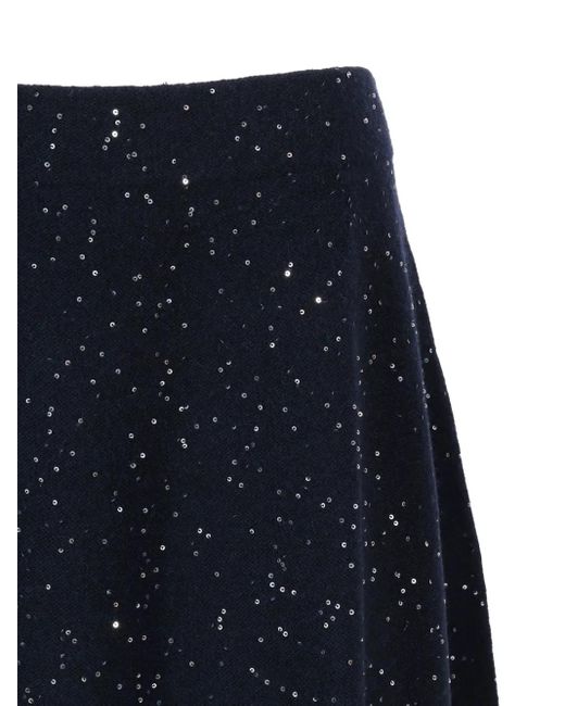 Antonelli Blue Embellished Skirt
