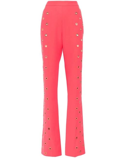 Saiid Kobeisy Metal-Ring Tailored Trousers