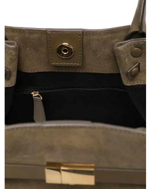 DeMellier London Metallic New York Suede Tote Bag