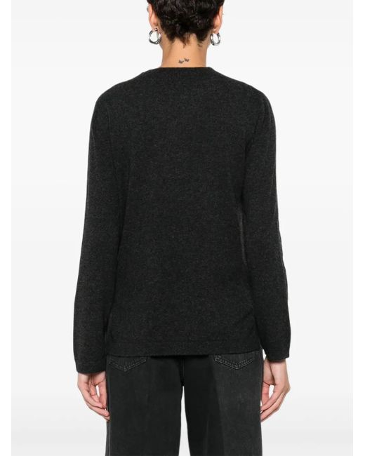 Barba Napoli Black Pullover Mit Rundhalsausschnitt