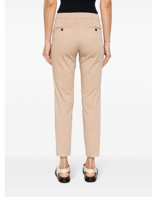 Peserico Natural Tapered-leg Tailored Trousers