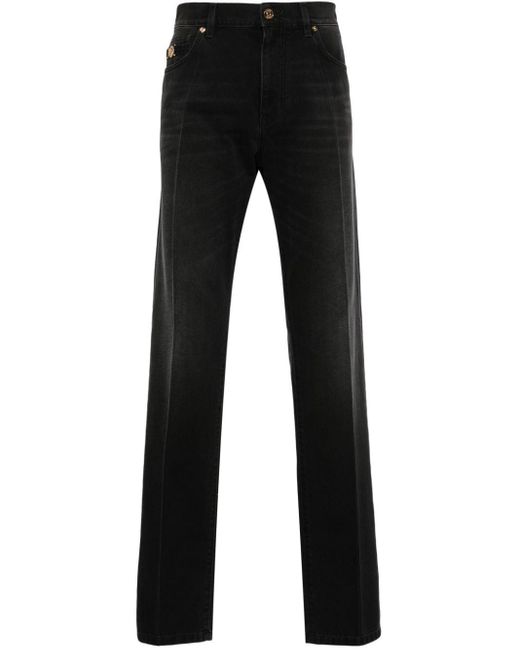 Versace Black Medusa 95 Straight-leg Jeans for men