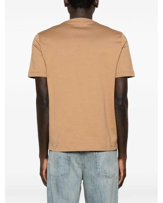 Lanvin Natural Round-Neck T-Shirt for men