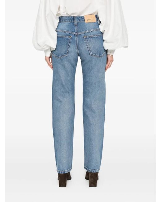 Vaqueros con bolsillos de parche Isabel Marant de color Blue