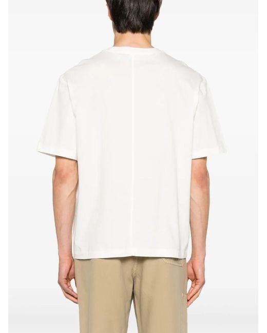 The Row White Errigal Cotton T-Shirt for men