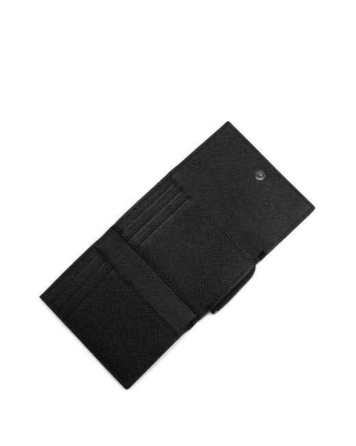 Dolce & Gabbana Black Logo-Plaque Leather Wallet for men