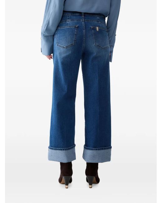 Liu Jo Blue High-Waisted Flare Jeans