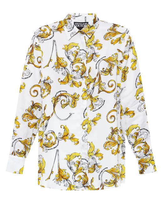 Versace Jeans Couture Metallic Outline Barocco Shirt