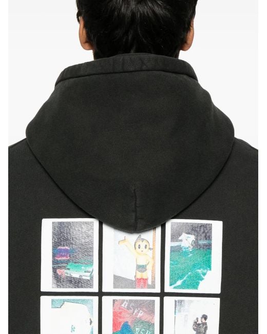 Agolde Black X Rsvp Gallery Logo-Embroidered Hoodie for men