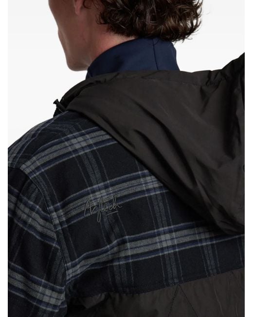 Aztech Mountain Blue Loge Peak Hooded Jacket for men