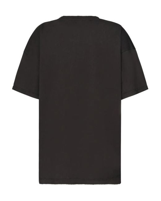 Dondup Black Graphic-Print T-Shirt