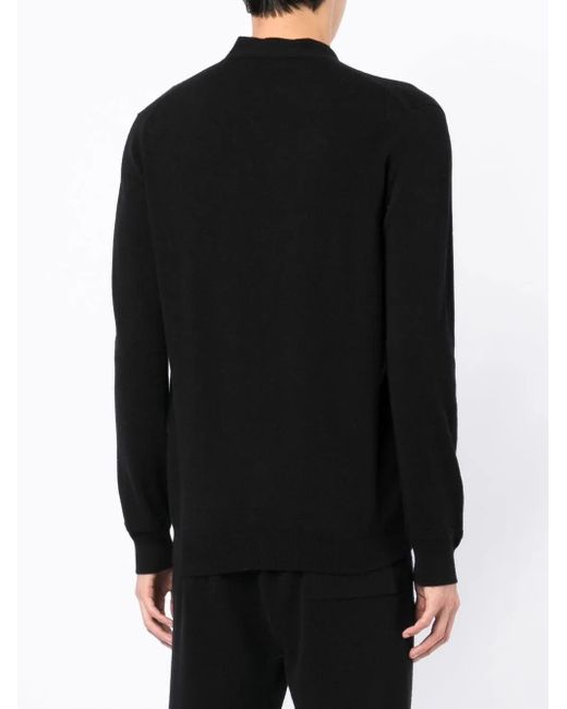 Pringle of Scotland Black V-Neck Cashmere Cardigan for men