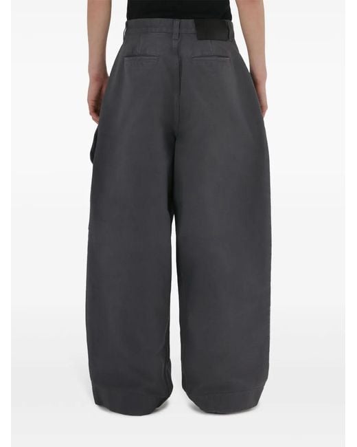 J.W. Anderson Blue Organic Cotton Loose Fit Trousers for men