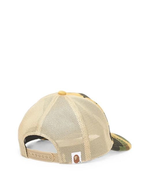 A Bathing Ape Metallic 1St Camo Baseball Cap