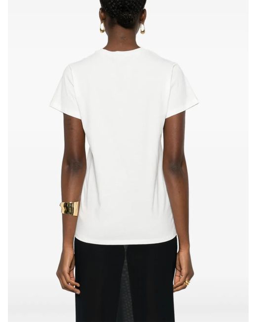 Baserange White Crew-Neck T-Shirt