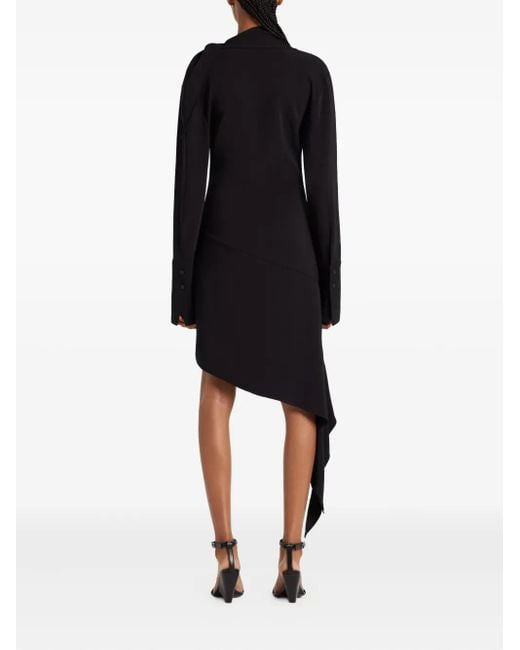 Courreges ラップドレス Black