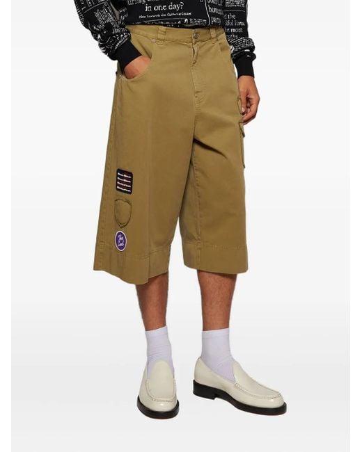 Palm Angels Shorts mit aufgesetzten Taschen in Green für Herren