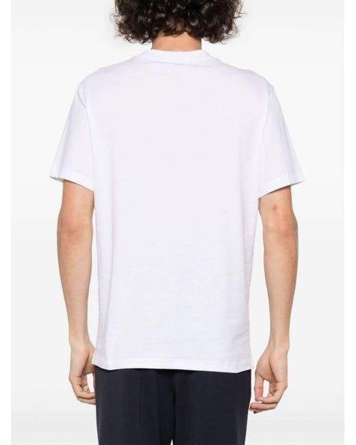T-shirt con motivo sole di Sandro in White da Uomo