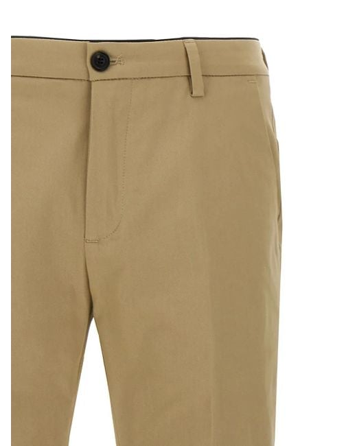 Department 5 Natural Pleated Zip-Fly Trousers for men
