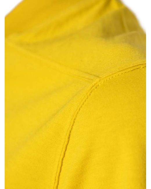 Camiseta con cuello redondo Rick Owens de color Yellow