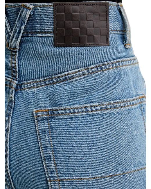 Vans Blue Cinched Check-5 Baggy Trousers