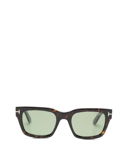 Tom Ford Green Andy-02 Square-Frame Sunglasses