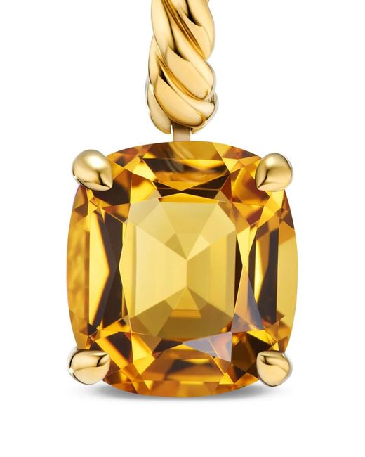 David Yurman Metallic 18Kt Marbella Citrine Earrings