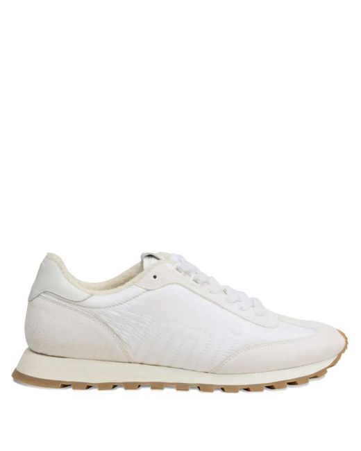 AMI White New Rush Panelled Sneakers
