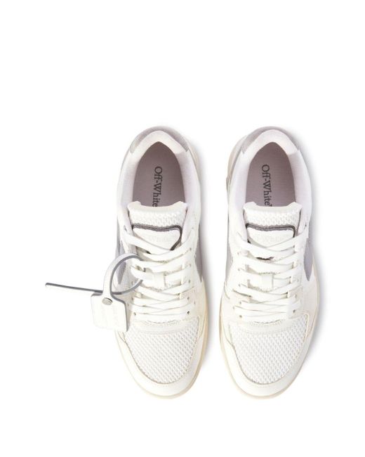 Off-White c/o Virgil Abloh Out Of Office Tweekleurige Sneakers in het White voor heren