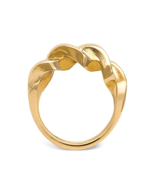 AMI Metallic Tresse Brass Ring