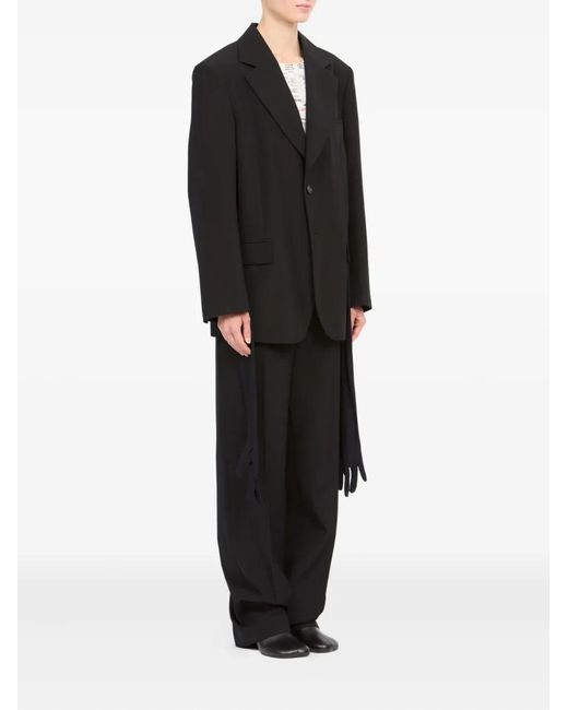 MM6 by Maison Margiela Black Tie Detail Jacket