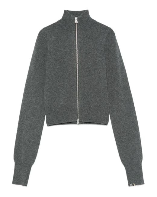 Extreme Cashmere ジップアップ カーディガン Gray