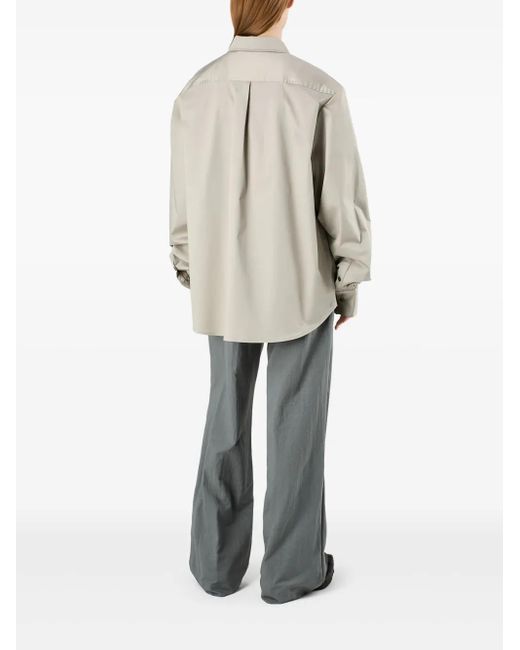 CAMPERLAB Shirt Met Logoprint in het Gray