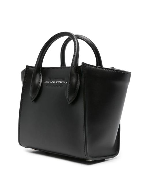 Ermanno Scervino Black Padlock-Detailing Tote Bag