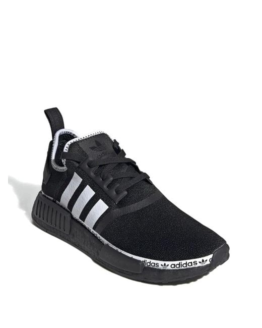 Adidas Black Nmd_R1 Lace-Up Trainers
