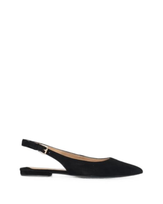 Ralph Lauren White Londyn Slingback Flat Pumps