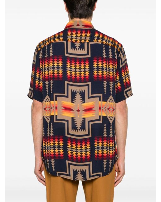 Pendleton Blue Vacation Button-up Shirt for men