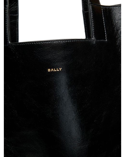 Bally Black Easy Leather Tote Bag for men