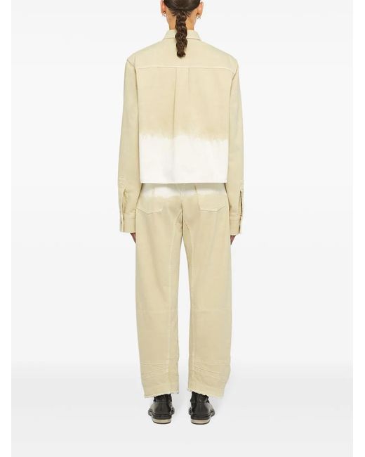 Jil Sander Natural Treated Trousers