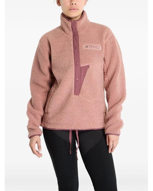 Adidas Pink Buttoned Sweater