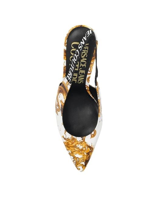 Versace Jeans Couture Metallic Pumps