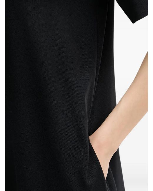 Joop! Black Tadena Pleated-Skirt Mini Polo Dress