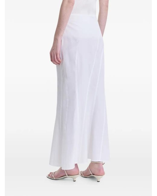 FFORME White Ora Panelled Maxi Skirt