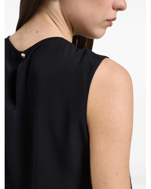 Patrizia Pepe Black Knot Shirt